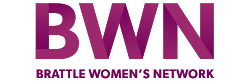 The logo for BWN, Brattle's ERG for women-identifying employees and their allies. The logo reads 